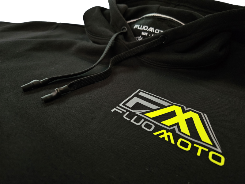 Fluomoto Two-Tone Hoodie Detail