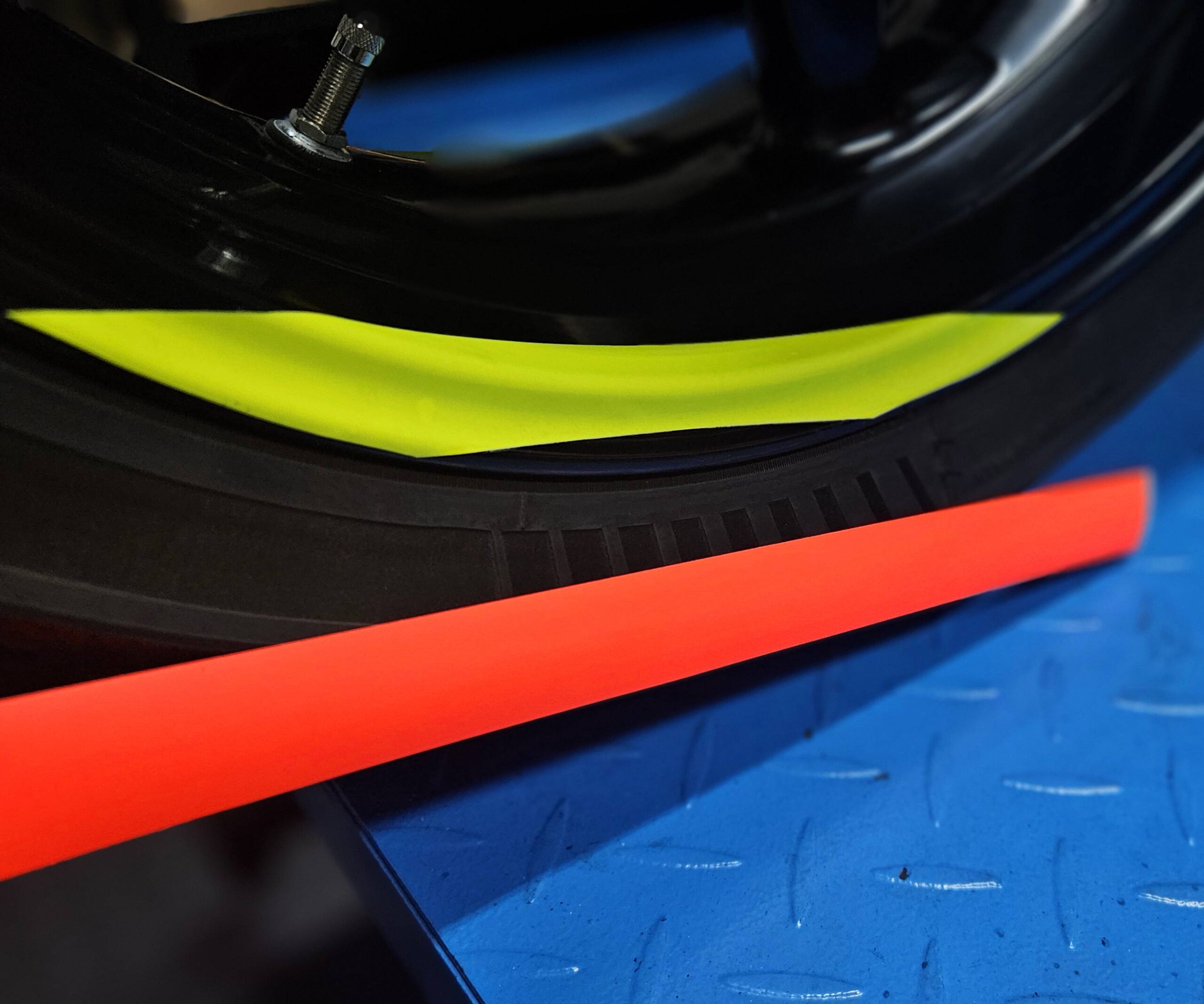 Fluo orange, fluo yellow - stickers/decals/graphics
