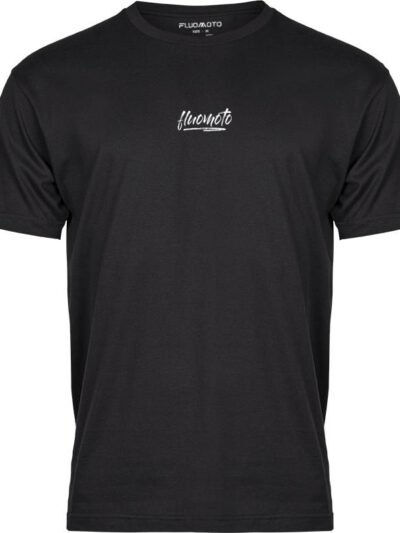 Fluomoto basic t-shirt black