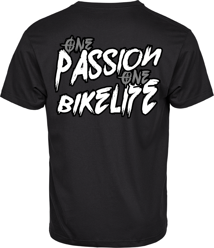 One Passion One Bikelife T-shirt black