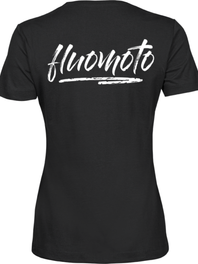 Casual toversized t-shirt woman bikergirl fluomoto