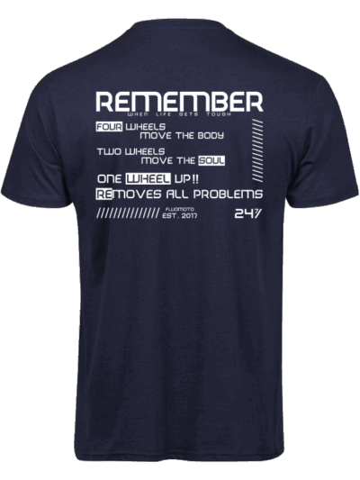 RememBasicTshirtMarineBlueBack