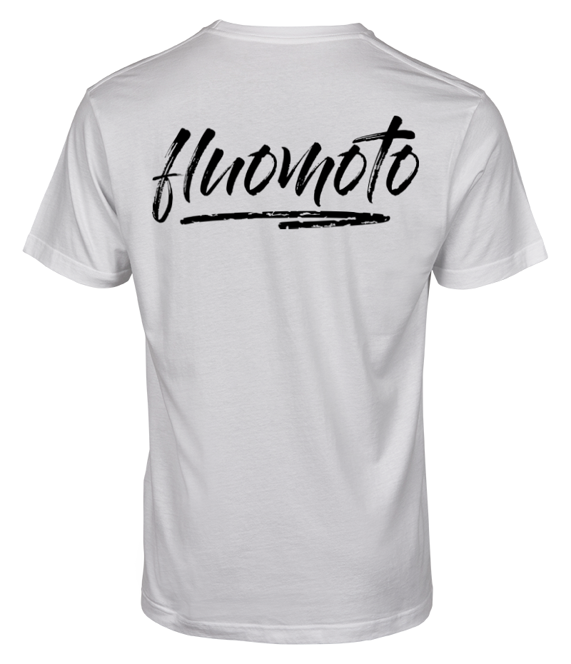 shirt fluomoto back casual motorcycle