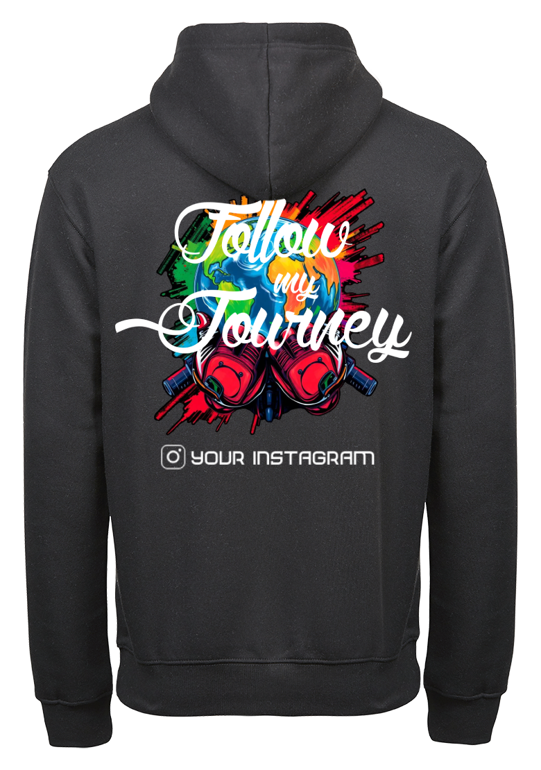 Instagram hoodie bikelife supermoto moto fluomoto follow my journey men