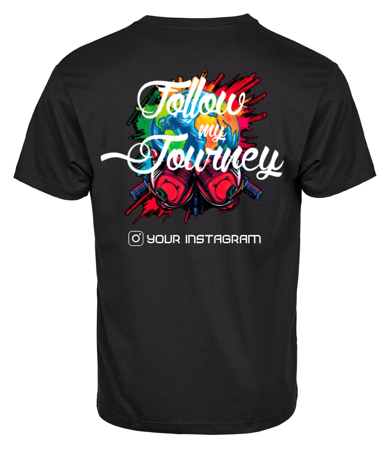 Instagram tshirt bikelife supermoto moto fluomoto follow my journey