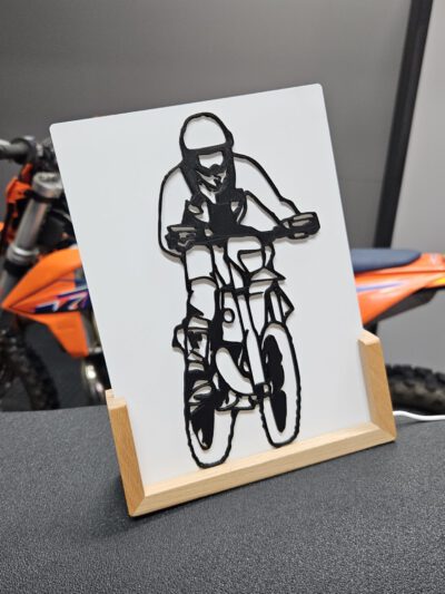 3D photo print model motorcycle wheelie enduro supermoto